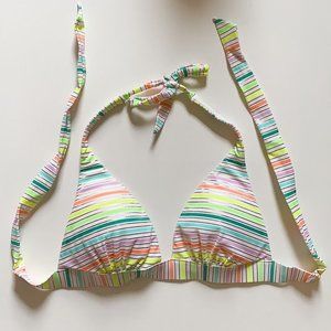 Victoria's Secret Striped Padded Bikini Top